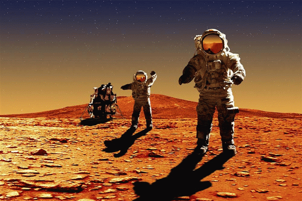 Астронавты Марса видят в нем художника